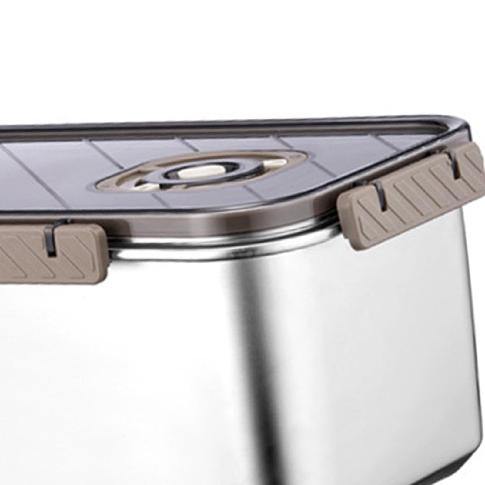 Caja de Almacenamiento de Alimentos, Caja de Almacenamiento de Alimentos, Organizador para Nevera con Tapa, Contenedor de preparación para encimera, Multi, 3,5 L (Multi 5,8 L)