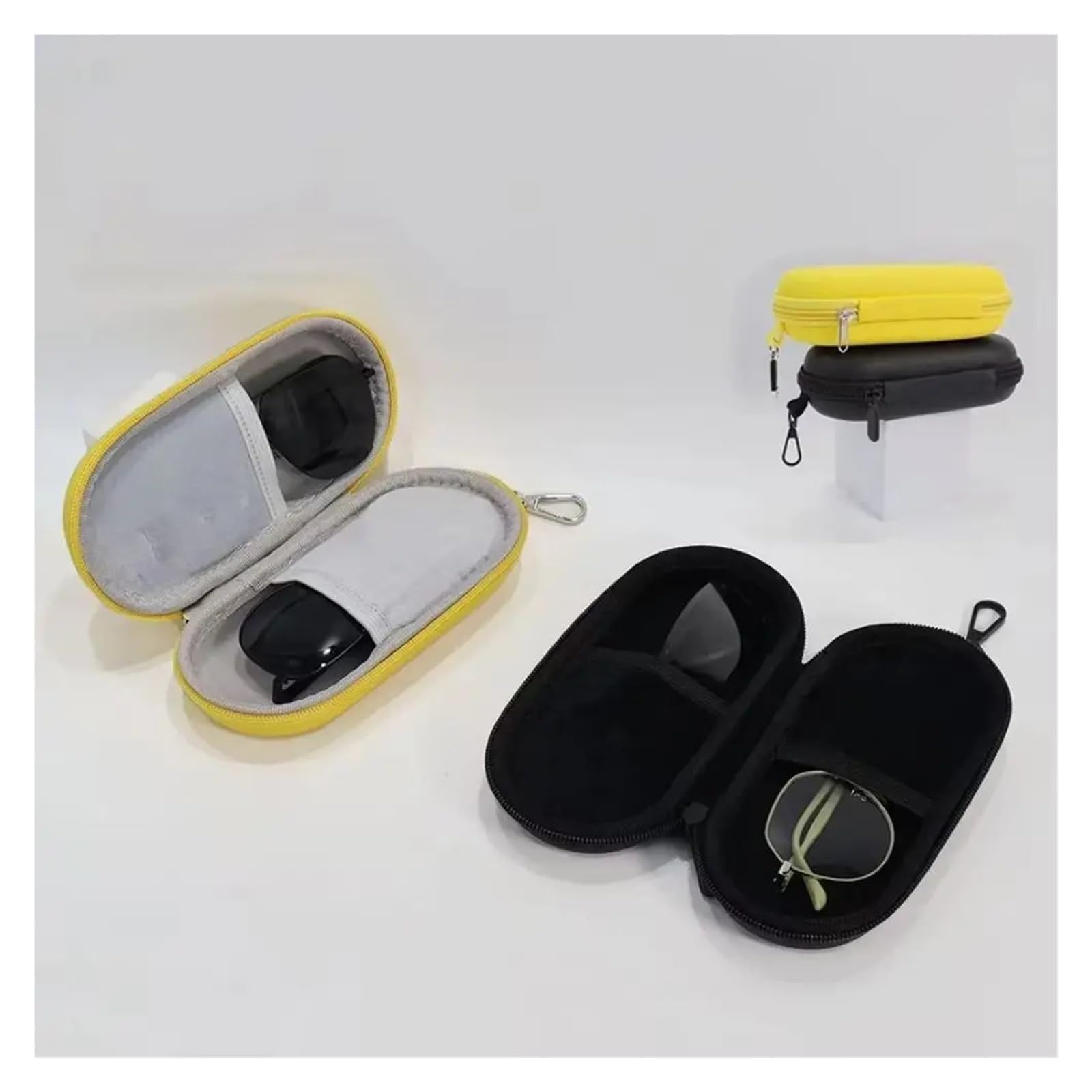 Estuche Doble para Gafas Estuche rígido for gafas dobles, almacenamiento portátil for de sol duales
