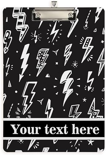 Miniatura 8 de Portapapeles de plástico personalizado para colgar, tablero de clip personalizado, cartón de tamaño carta estándar para estudiantes de enfermería,