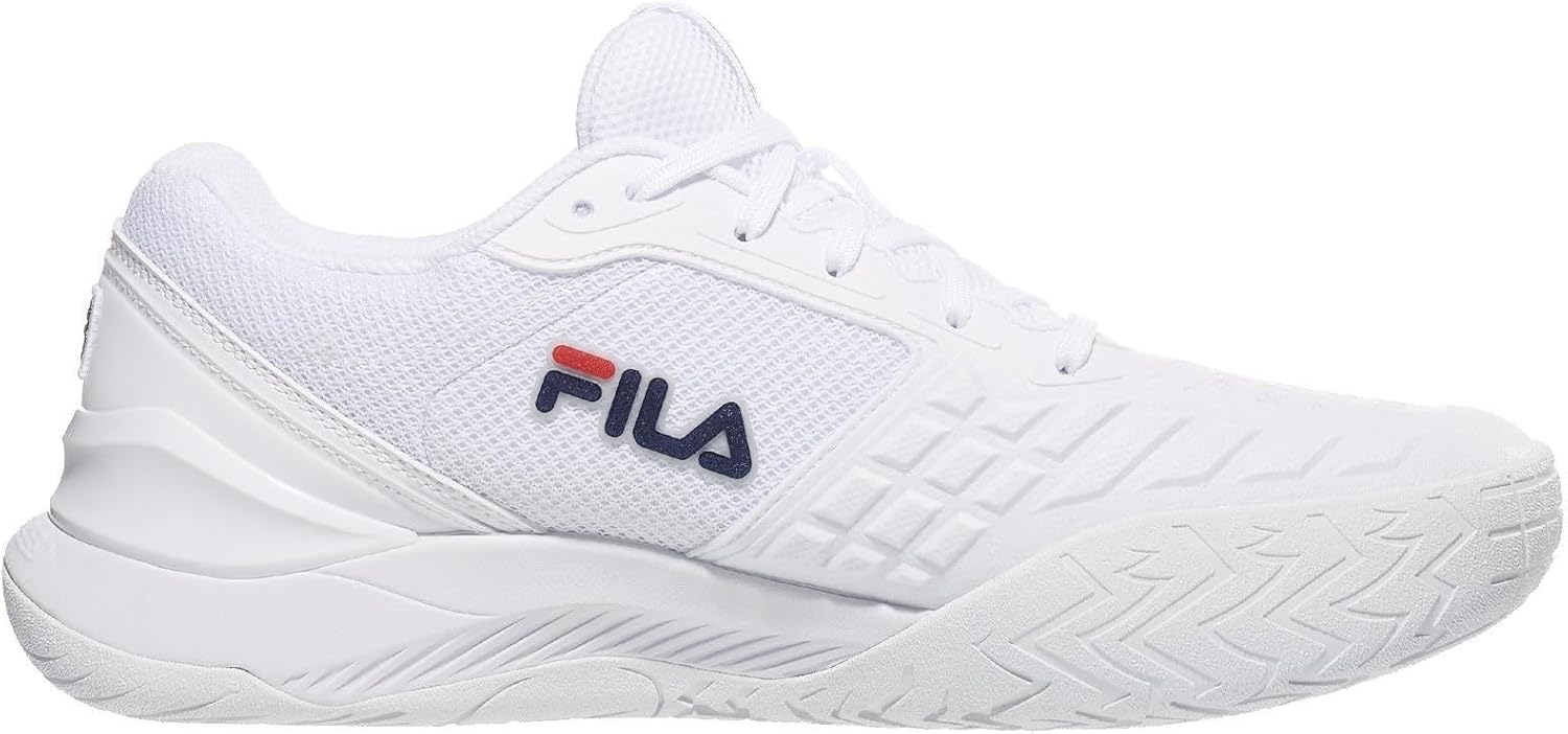 Fila Axilus 3 Men 's Shoes (White/Fila Navy/Fila Red) (White/Fila Navy/Fila Red, US Footwear Size System, Adult, Men, Numeric, Medium, 10.5) - Image 3