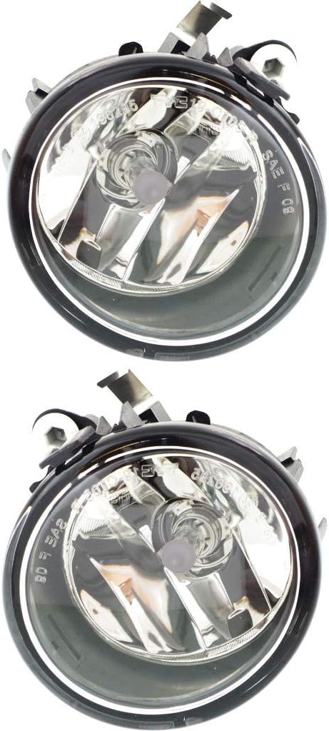 For BMW X1 Fog Light Assembly 2016 2017 2018 Passenger Side w/Bulbs Replacement for BM2593141