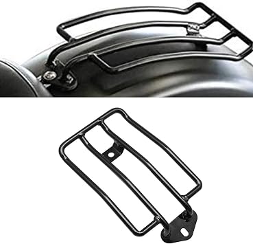 Detachable Luggage Rack Compatible for Harley Sportster Custom Touring Street Glide Road King Electra 2009-2024Black