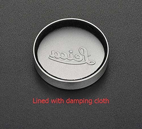 EWOOP QS-C - Tapa frontal de metal plateado para Leica L39 E39 39 mm Summicron Summicron Summicron Sumron Sumron Tinra 35/2 M50/2, diámetro interno 42 mm