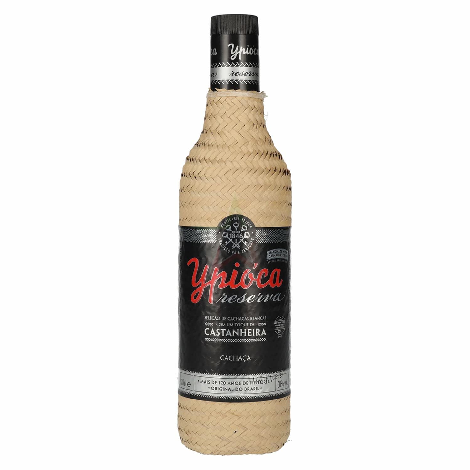 Ypióca Cachaça Reserva CASTANHEIRA 38,00% 0,70 lt.