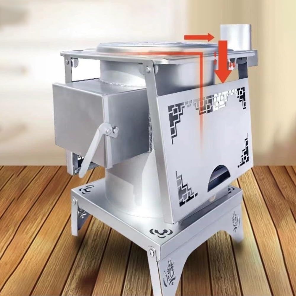Heizung Herd Tragbare Faltbare Holz Herd Haushalt Vergasung Herd Holz-Heizung Herd Grill Herd