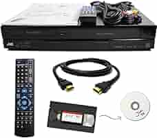 DVD/VHSコンボデッキ ブラック Amazon.com: JVC VHS to DVD Recorder VCR Combo w/ Remote
