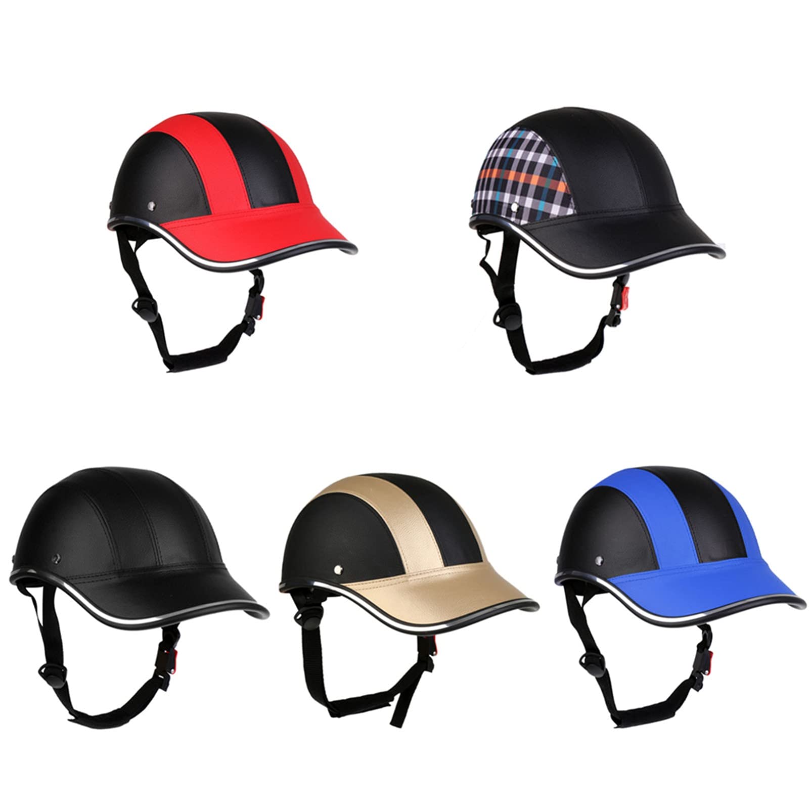 Casque Vélo Style Casquette Baseball - Protection Légère Avec Visière - Réglable 54-62cm - Adulte Homme/Femme