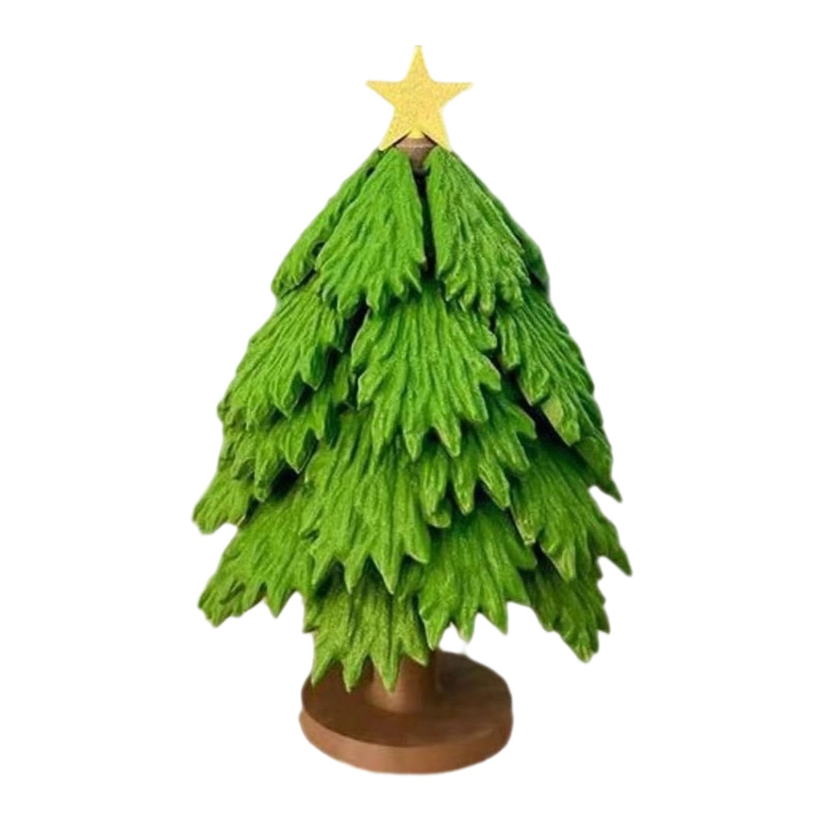 Jazuaiao Expandable Heatproof Cup Mat Set Christmas Tree Trivet for Seasonal Home Decor Creative Christmas Tree Coasters