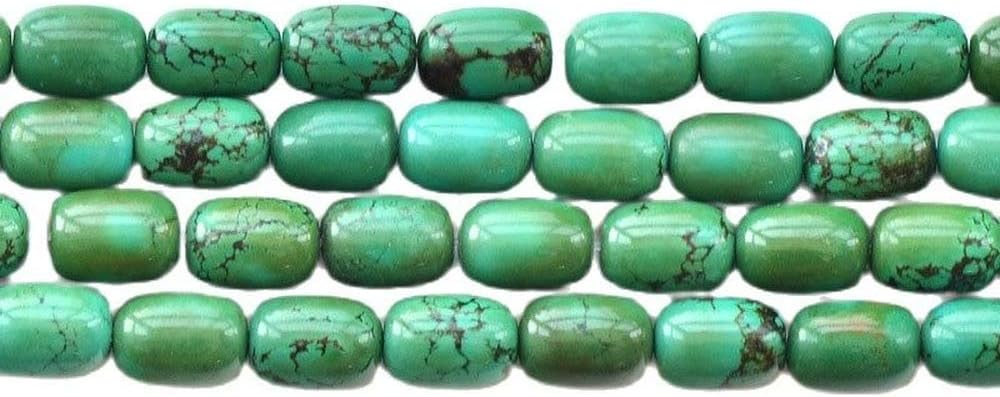 MADALENA SARARA Vintage Original Turqoises Stone Beads 18" Strand 8-10mm Turquiose Beads Promotion