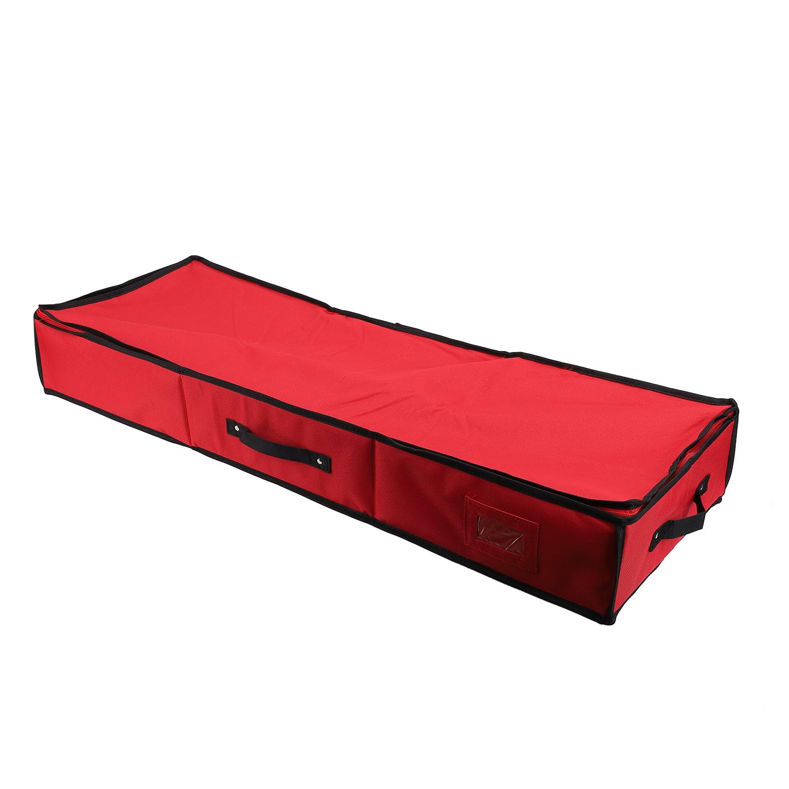 Geschenkpapier-Aufbewahrungsbehälter, 600D Oxford-Gewebe, wasserdicht, staubdicht, rot, tragbar, Unterbett-Geschenkpapier-Organizer