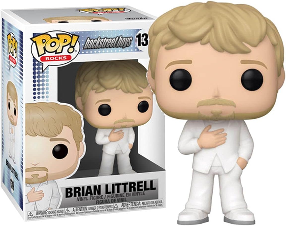 Funko Pop! Rocks: Backstreet Boys - Brian Littrell, Multicolor, 3.75 inches