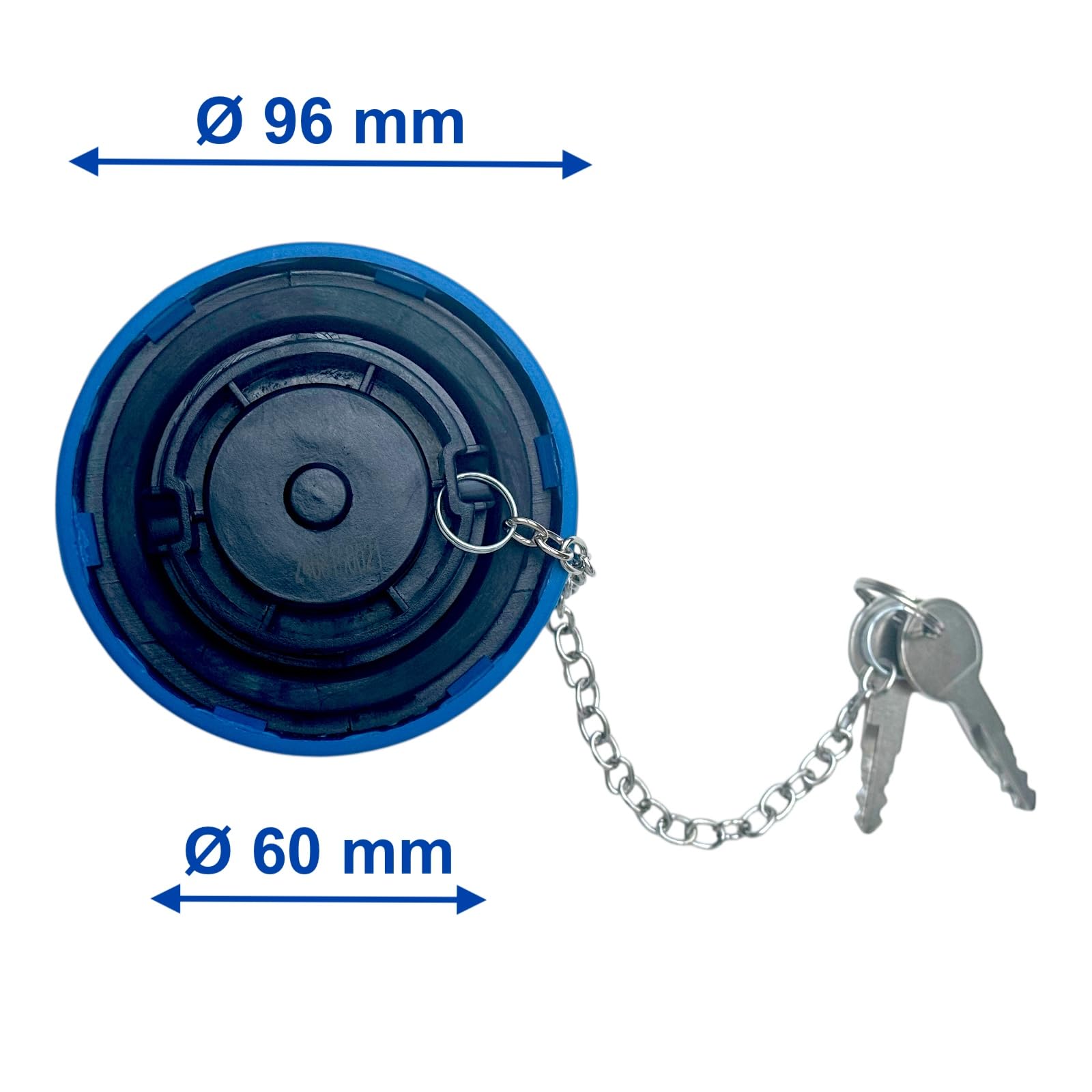 AdBlue Tappo serbatoio Ø 60 mm con 2 chiavi Urea per IVECO Volvo Renault
