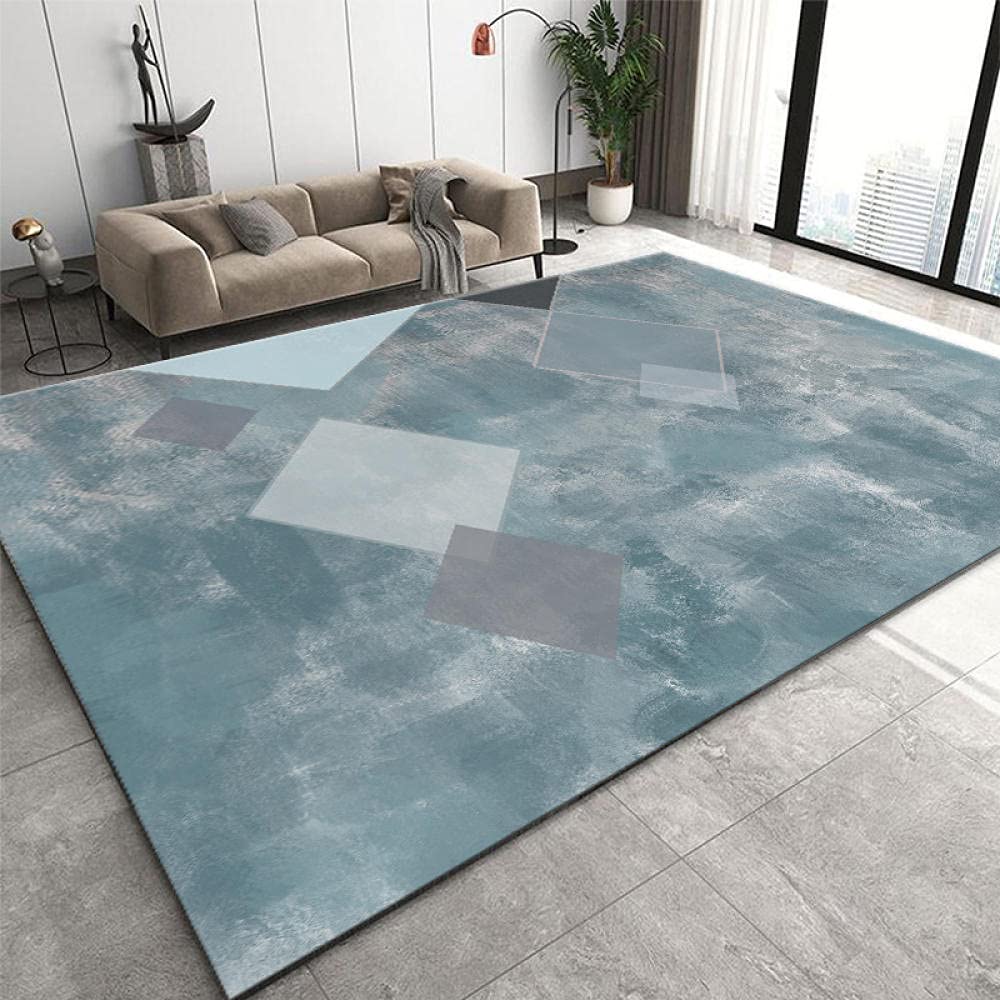 Descente de lit 60x90cm gris bleu pour une ambiance cocooning