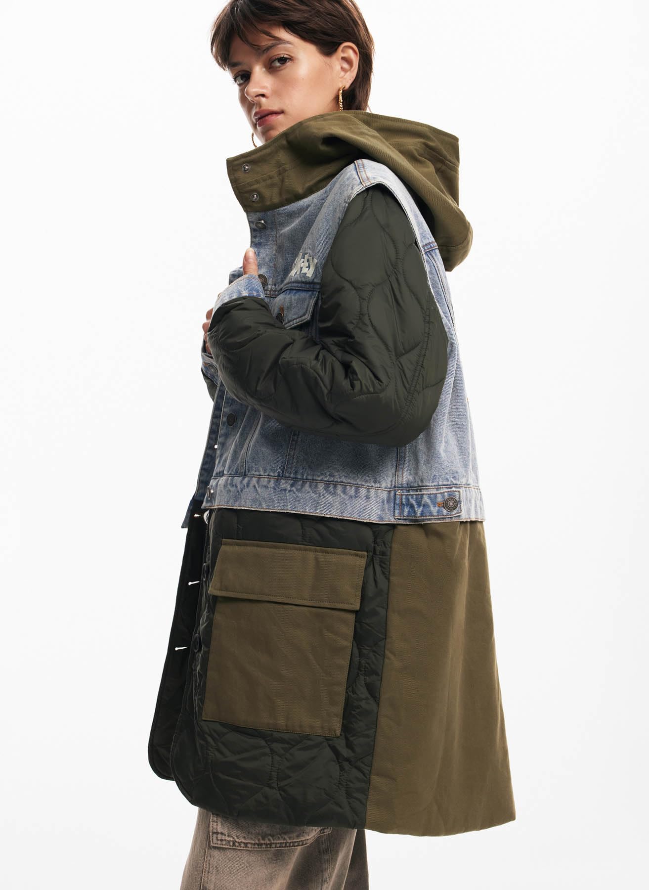 Desigual Parka Da Donna WOMAN WOVEN PARKA Donna (Pacco da 1)