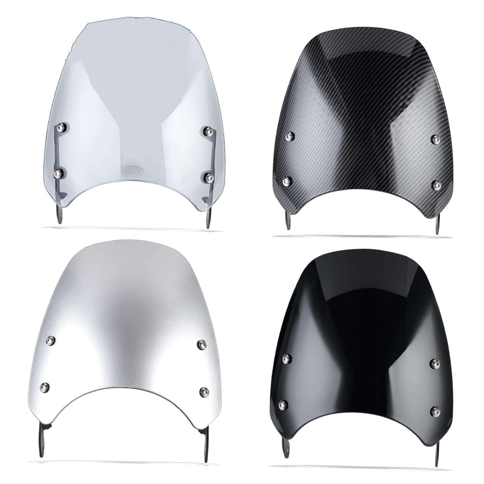 Deflektor motocykla Pasuje do Triumph Bonneville T100 T120 Thruxton 900 Owiewka reflektora Deflektory szyby przedniej(3)