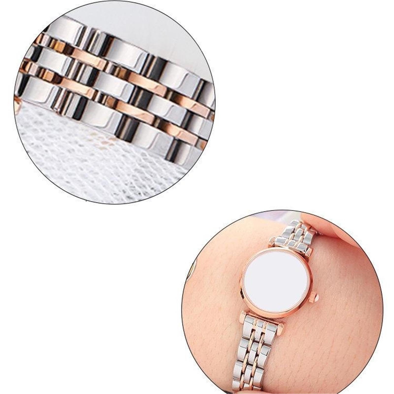 Cinturino universale per orologio Cinturino sportivo di ricambio unisex in acciaio inossidabile, cinturino in metallo, 10 mm, elegante e confortevole