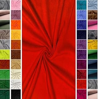 StoffBook ROT ANTIPILLING FLEECE STOFF – WEICH, WARM UND KUSCHELIG FÜR DECKEN, B581