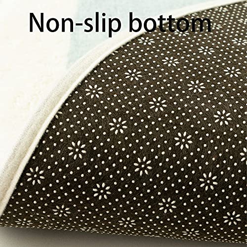 MEIFEISEWU Tappeto Rotondo Morbido per Bambini