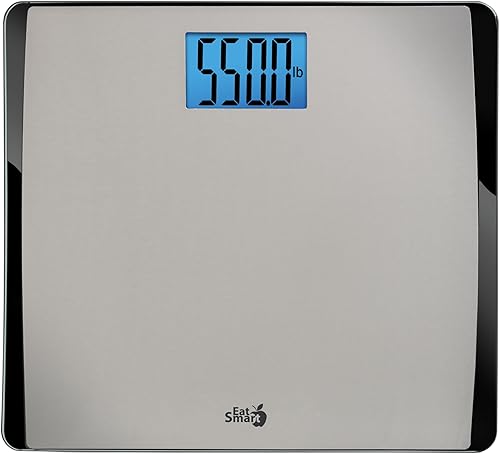 EatSmart Products: báscula digital amplia para el baño con capacidad para 550 lbs.