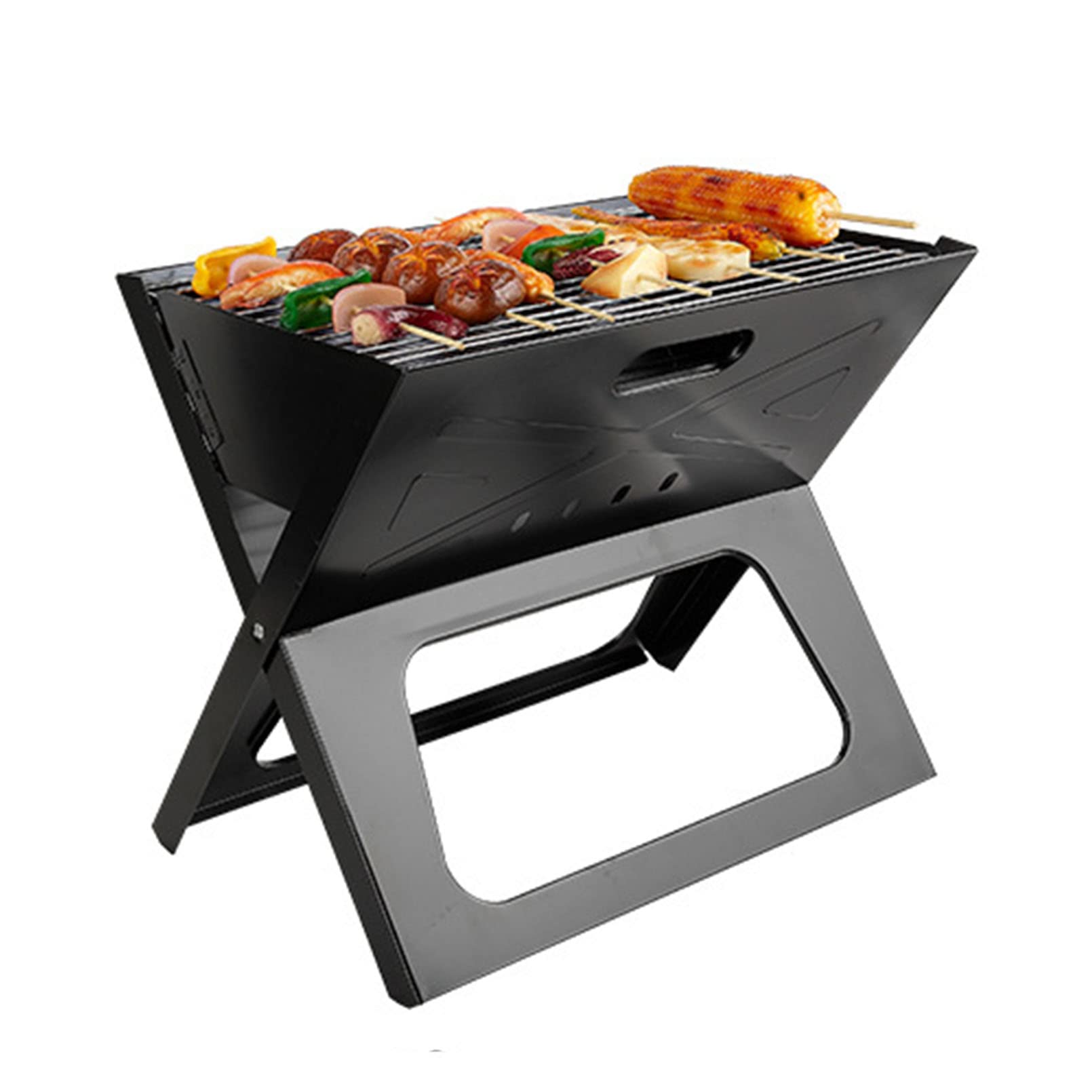 Barbecue pliant en acier inoxydable pour simplifier vos grillades