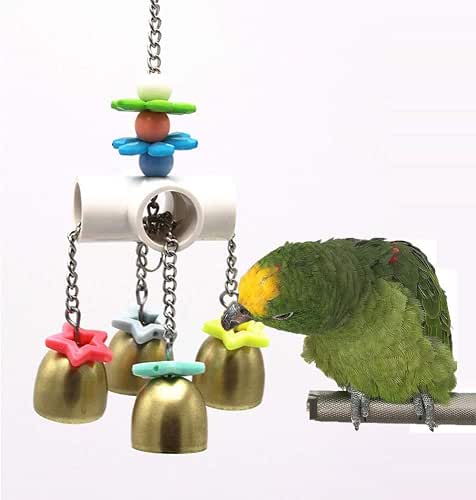 Bird Parrot Bells Toy with Sweet Sound for Budgie Parakeet
