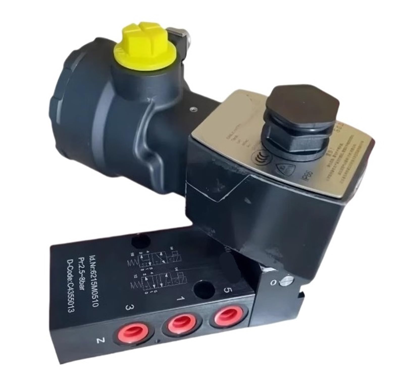 Électrovanne 6215M0540.1814. haute tolérance thermique avec bobine basse tension
