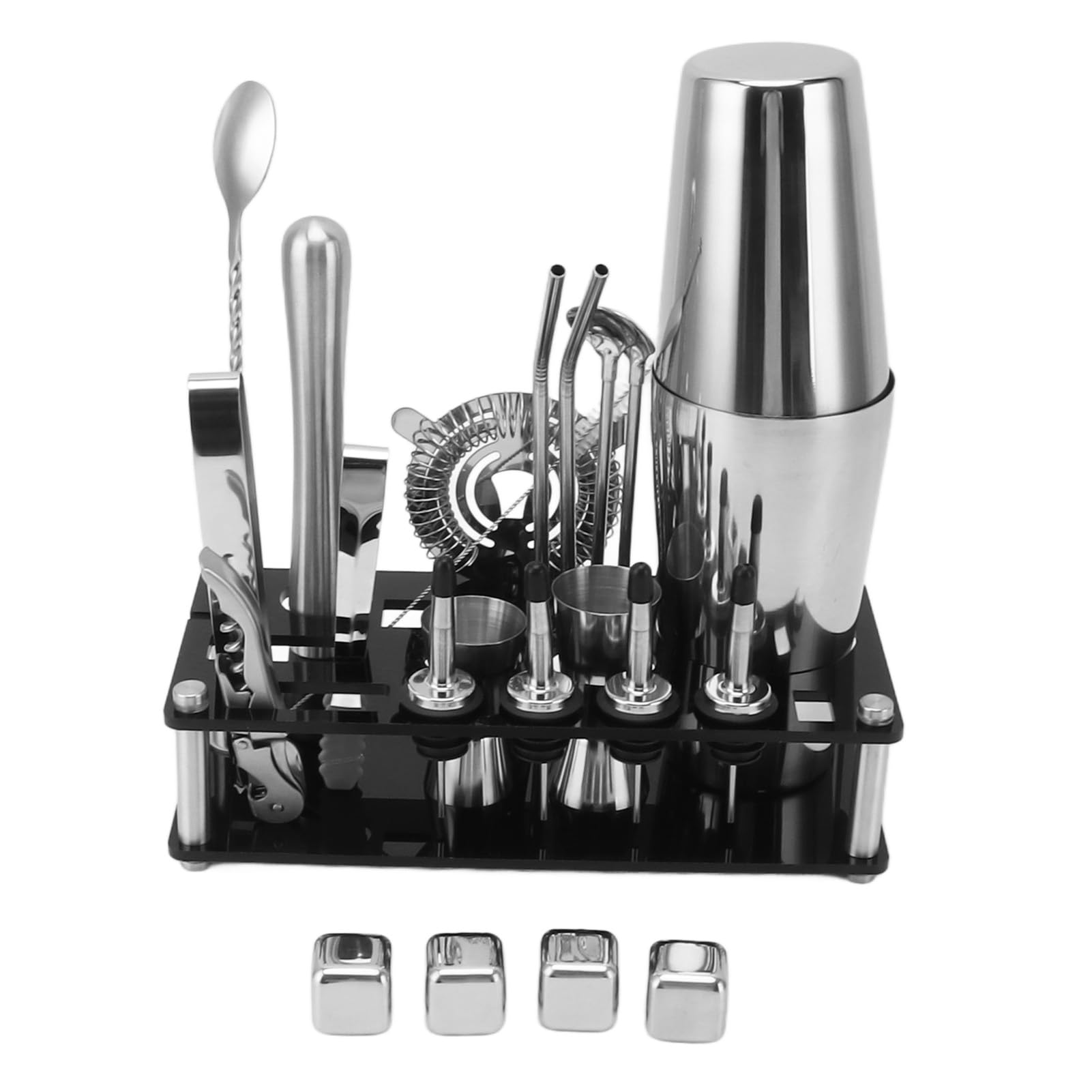 Cocktail Shaker Set, Easy to Bartender Kit, Multifunctional for