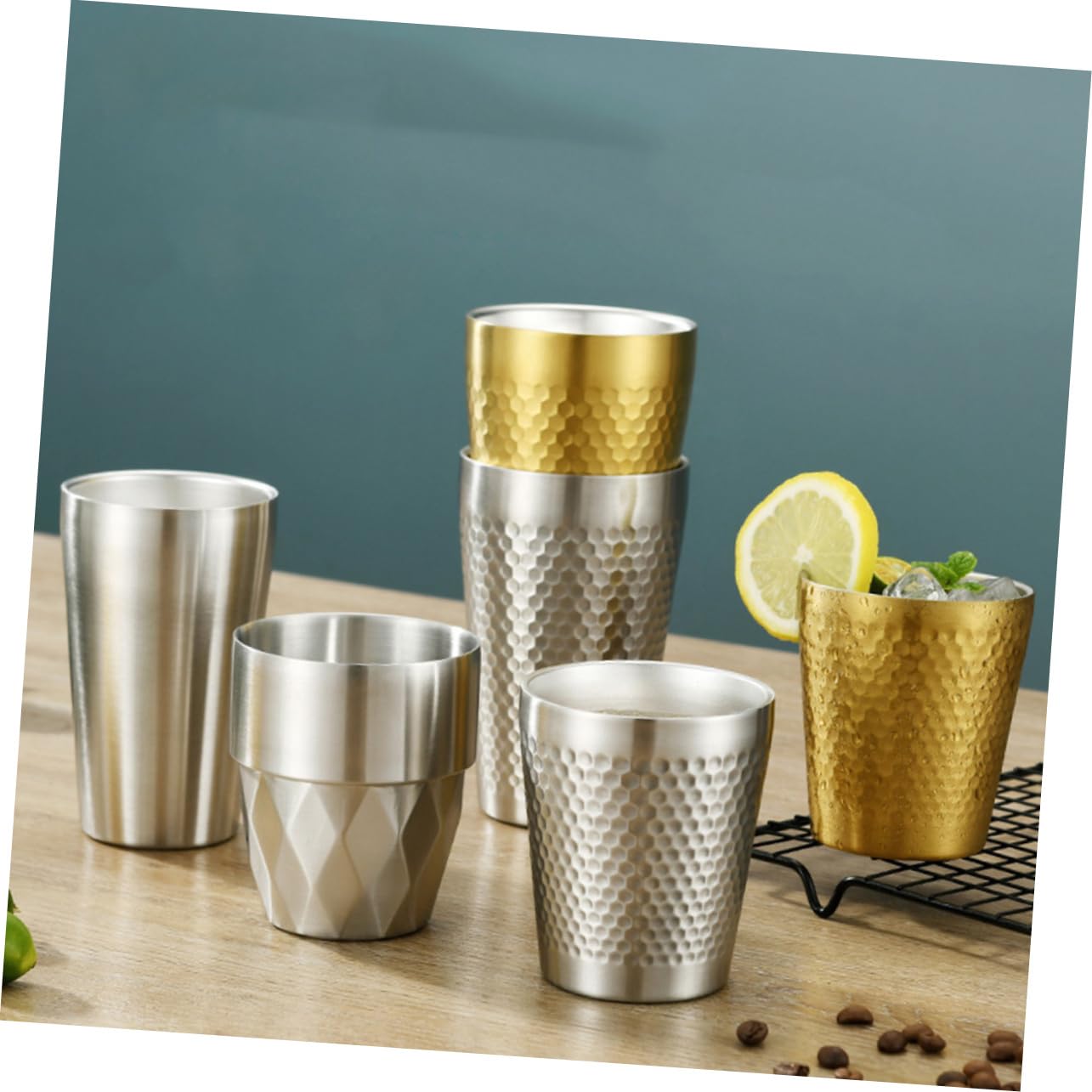 Didiseaon 3 Pcs Stainless Steel Shaving Bowl Lid Simple Design Men's Shaving Brush Bowl