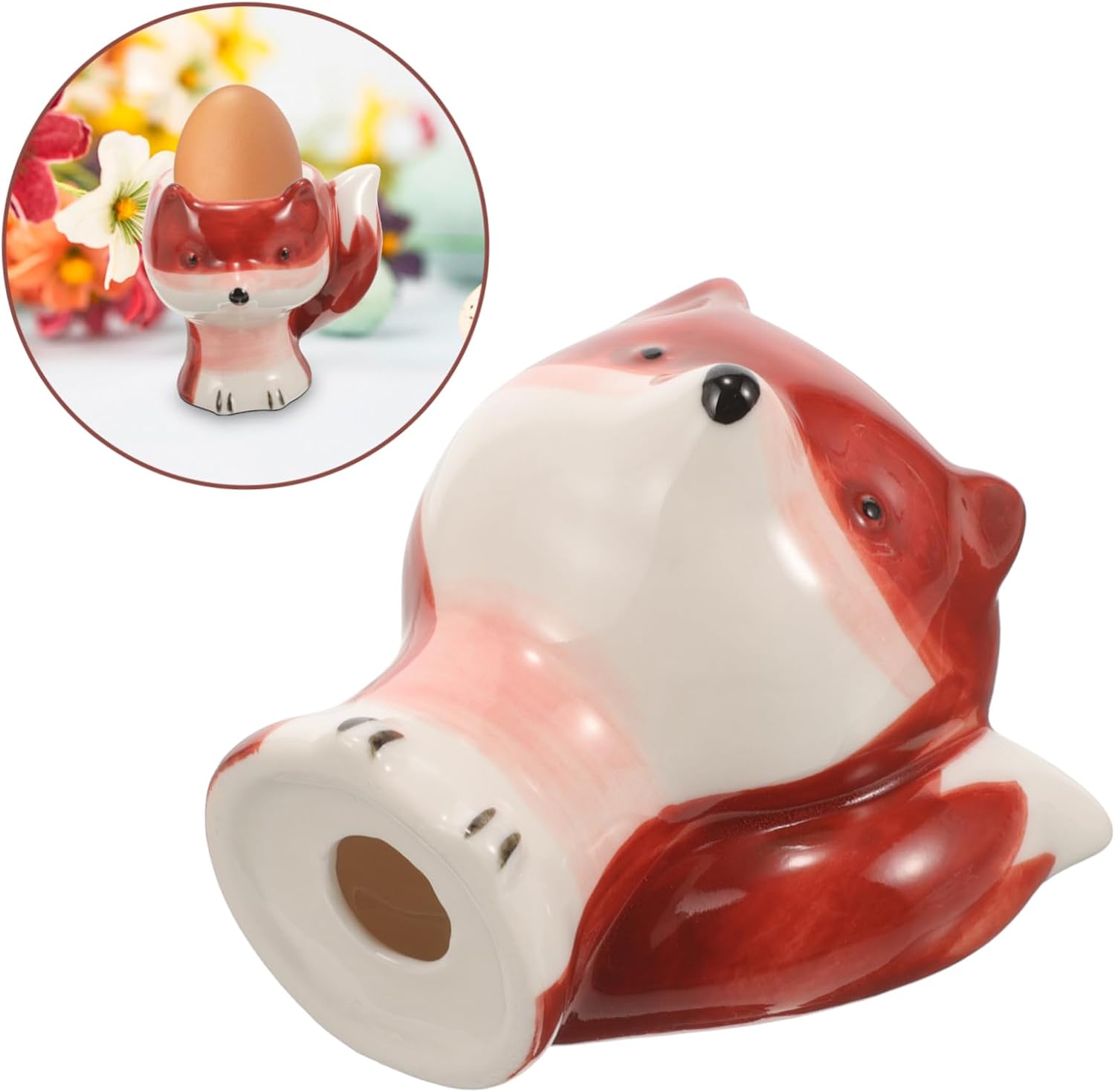 Ceramic Rack Holder for Breakfast Cute Cartoon Design for Easter Table Decoration Adorable Display Tool for Home Kitchen and Parties