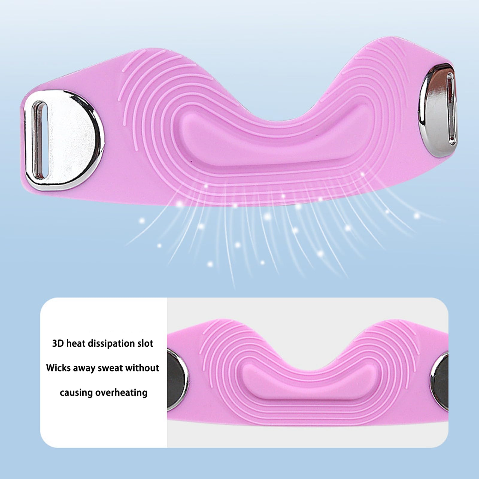 Sangle de genou réglable en silicone pour homme et femme - Sangle de genou pour entraînement de football, baseball