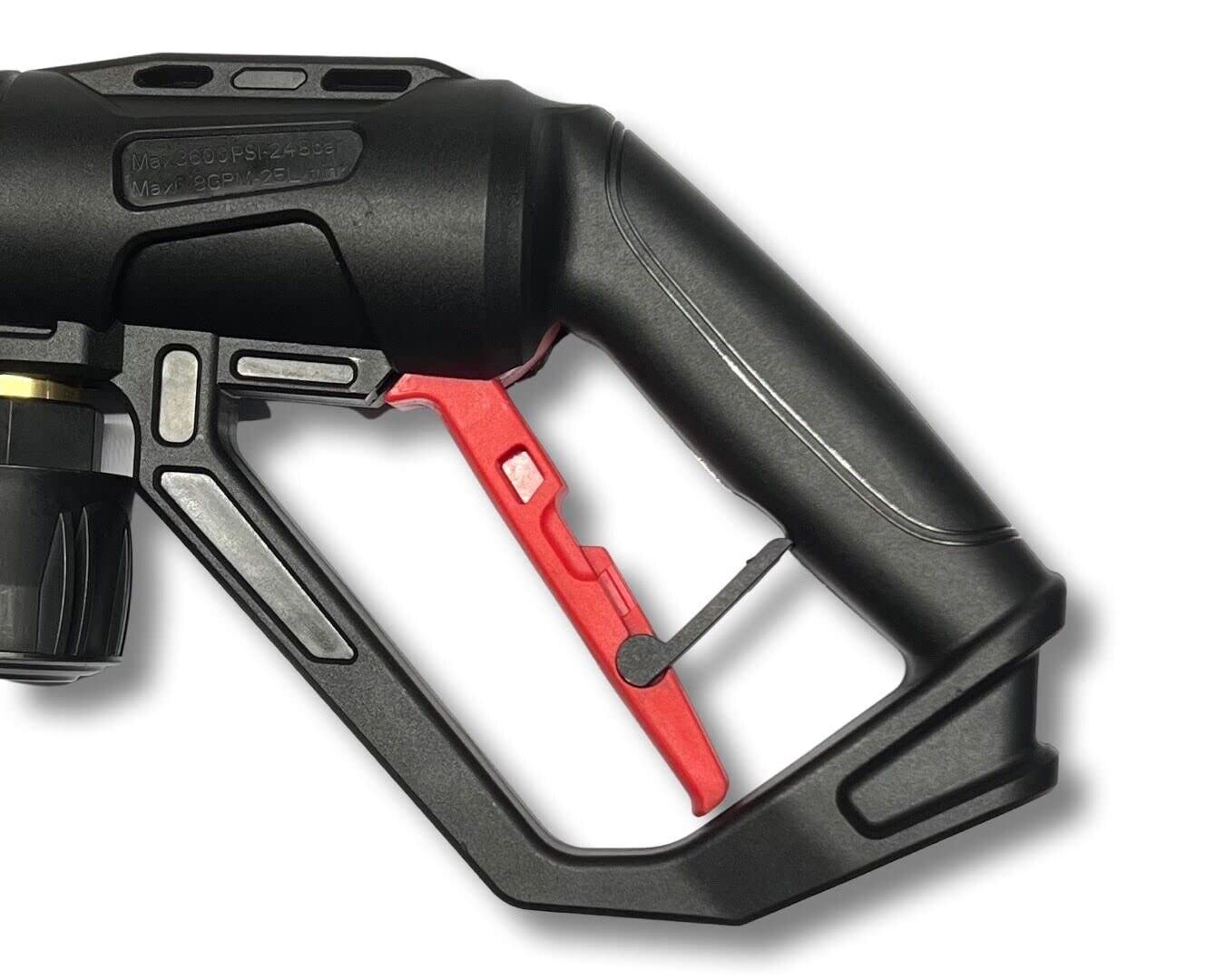 Pistola ad alta pressione per Kärcher con ugello 5 in 1, accoppiamento rapido, adattatore da 1/4 pollici, multi-angolo