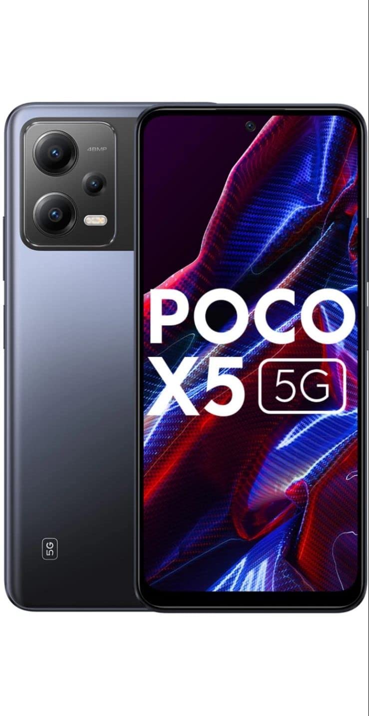 POCO X5 5G (Jaguar Black, 256 GB) (8 GB RAM) POCO X5 5G (Jaguar Black, 256 GB) (8 GB RAM)