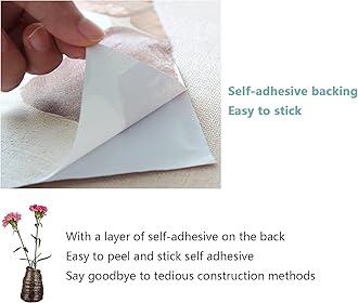 Nature Wallpaper, Decorative, Scenic, Green Forest/Flamingo wallppaer, Self-Adhesive, Peel and Stick Wall Decor (Multi N E 14, 3x2)