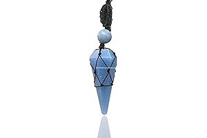 Angelite Crystal Necklace: The Epitome of Style and Spirituality