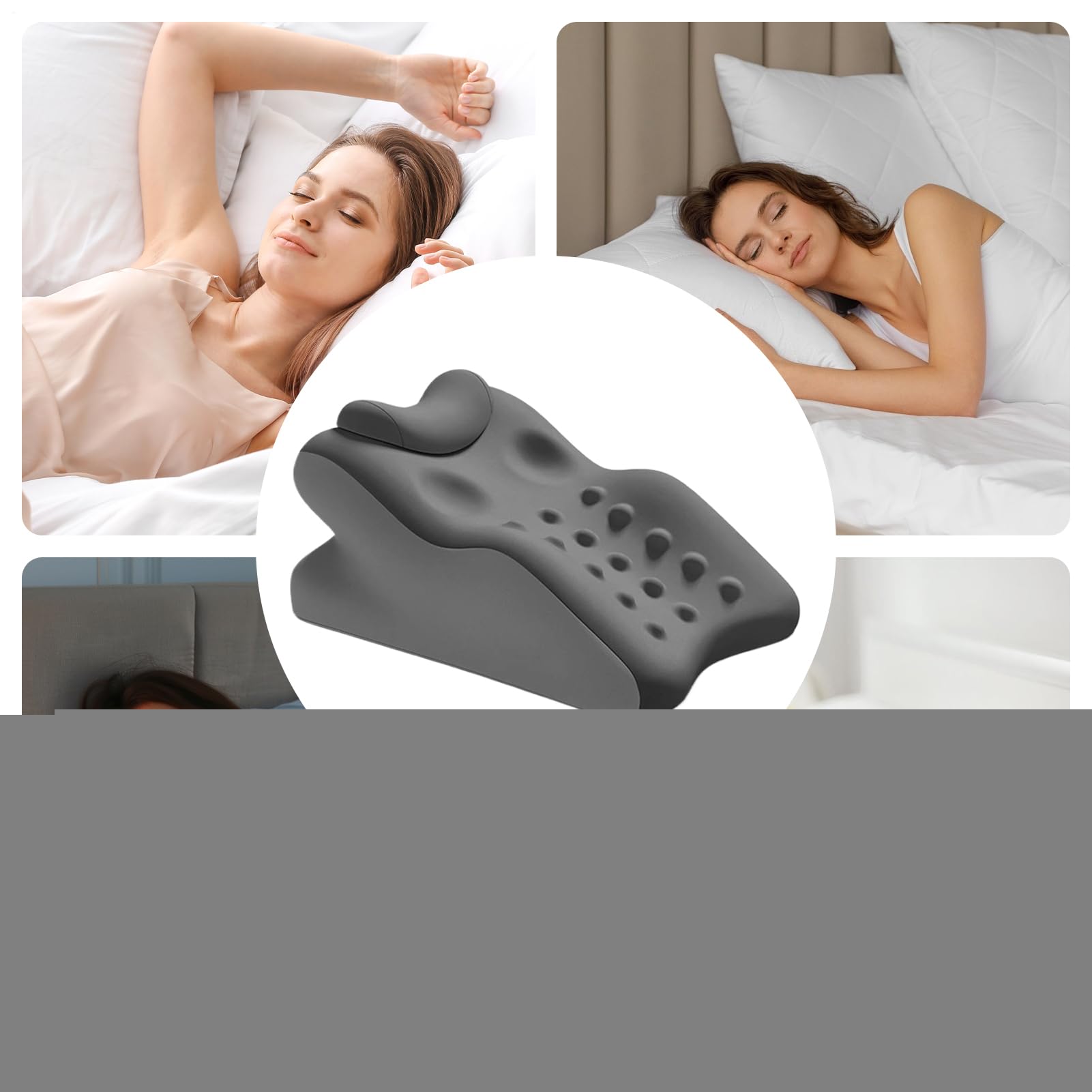 Cuña para Dormir Ayuda Sueño Soporte Cuello Reflujo Ácido Ronquidos