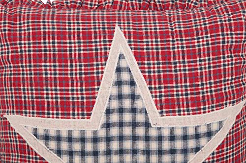Vhcbrandshatterasamericana12x12starpillowredappliquedflaxcottonsquarebedroomdecor  Urban Country Home Decor Vhc brands hatteras americana 12×12 star pillow red appliqued flax cotton square bedroom decor  urban country home decor