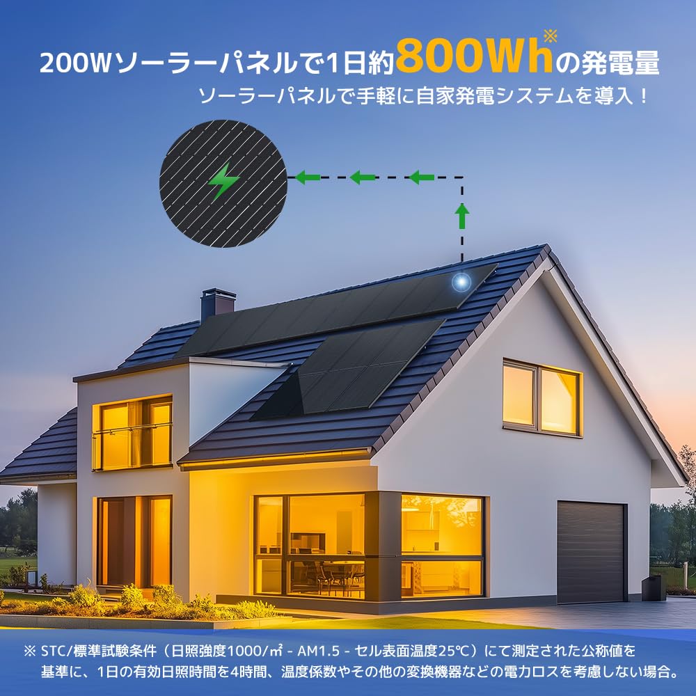 Amazon | LVYUAN(リョクエン)200W ソーラーパネル 単結晶 太陽光パネル