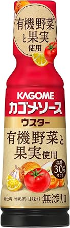 Kagome Sauce Organic Vegetables and Fruits, Wooster 6.1 fl oz 175 ml x 1 Bottle