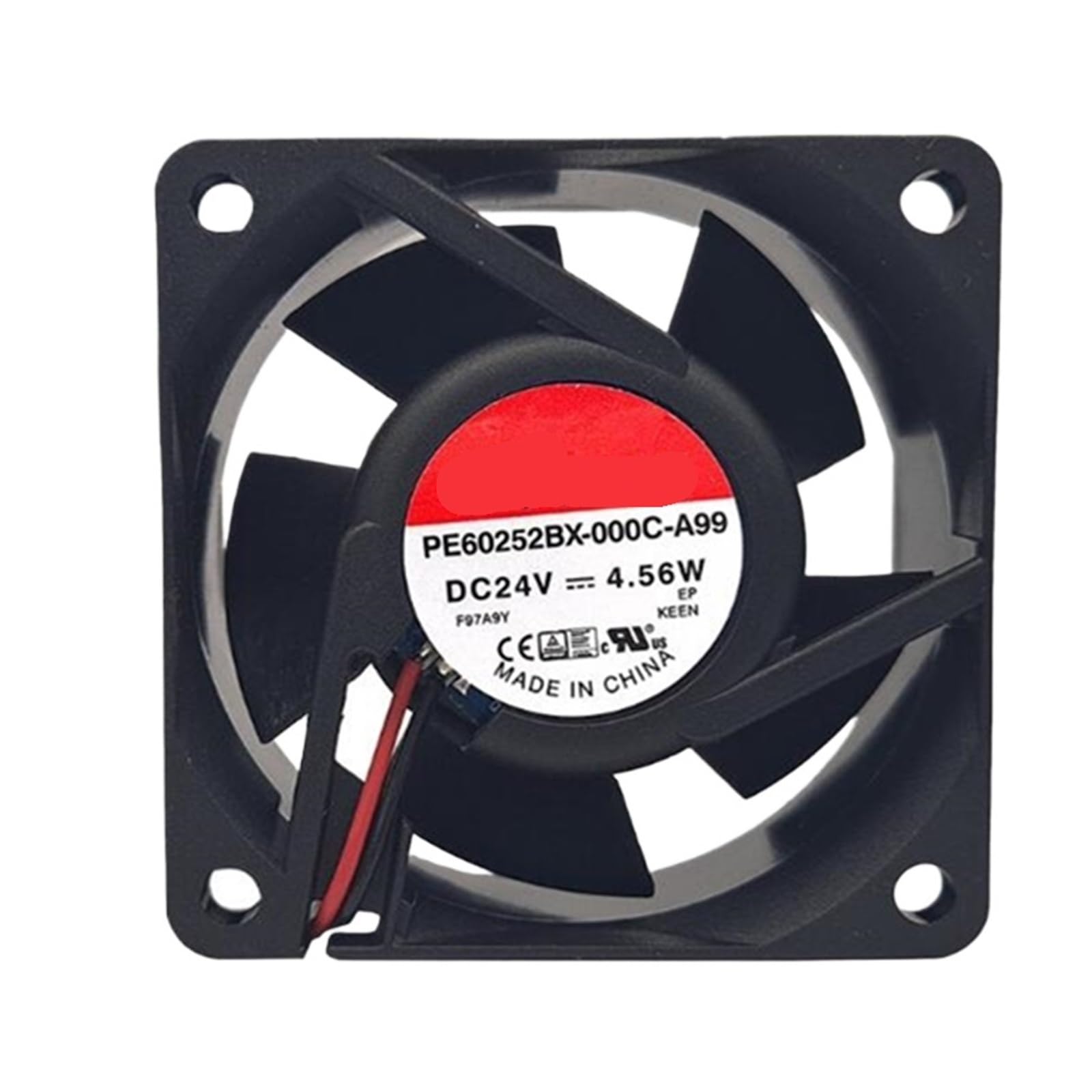 YMUGUEGH PE60252BX-000C-A99 DC24V 4.56W 6025 two-wire fan