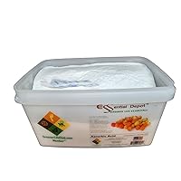 Vista 2 de Polvo de ácido ascórbico 7 libras Vitamina C, L-ascorbato o ácido L-ascórbico C6H8O6 Recipiente de PP de boca ancha sellado de seguridad