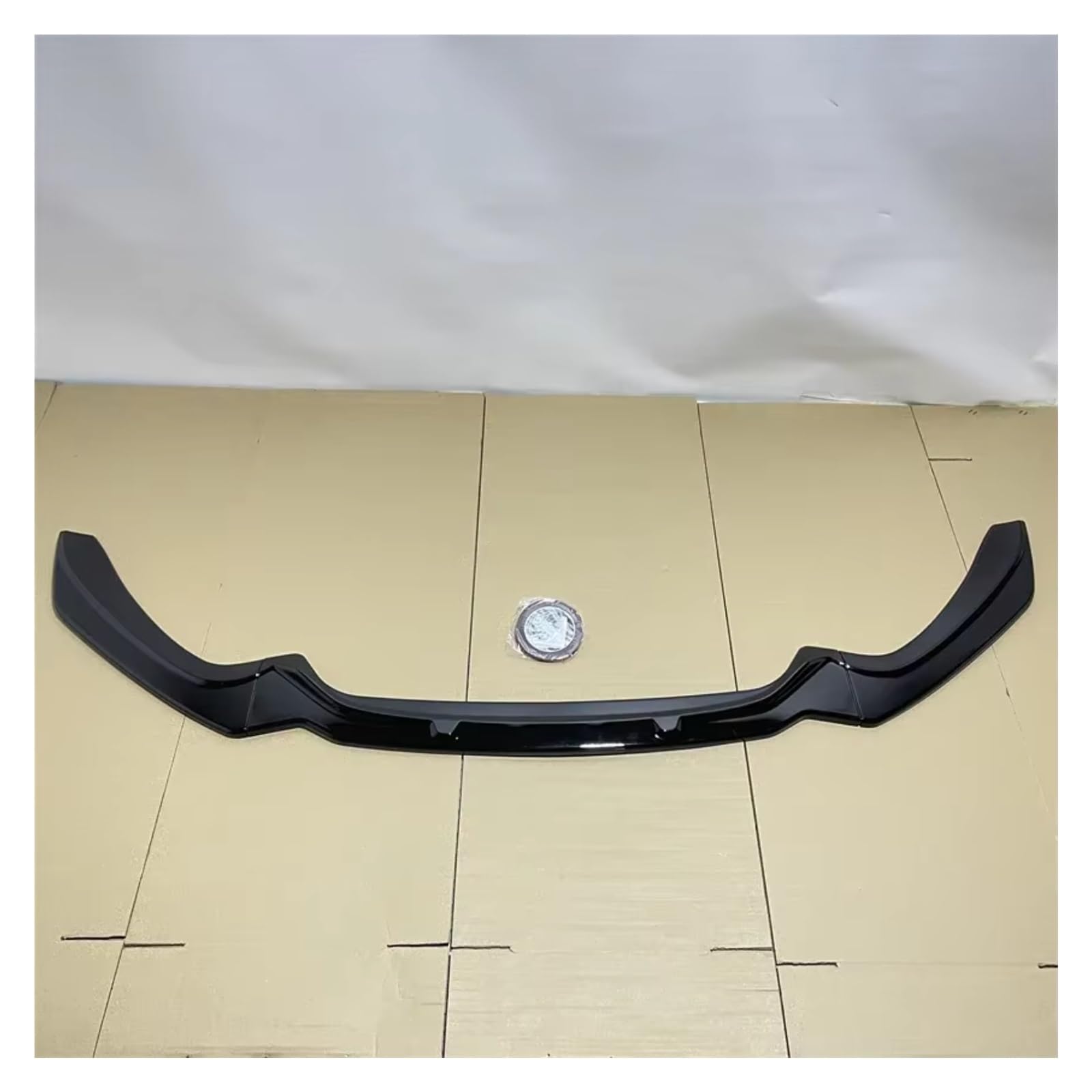 Lèvre De Pare-Chocs Avant pour BMW Série 1 F20 F21 118i 120i M135i M140i LCI 2015-2019 M-Pack Voiture Pare-Chocs Avant Lame Diffuseur Kit Carrosserie Spoiler Becquets Avant(Gloss Black)