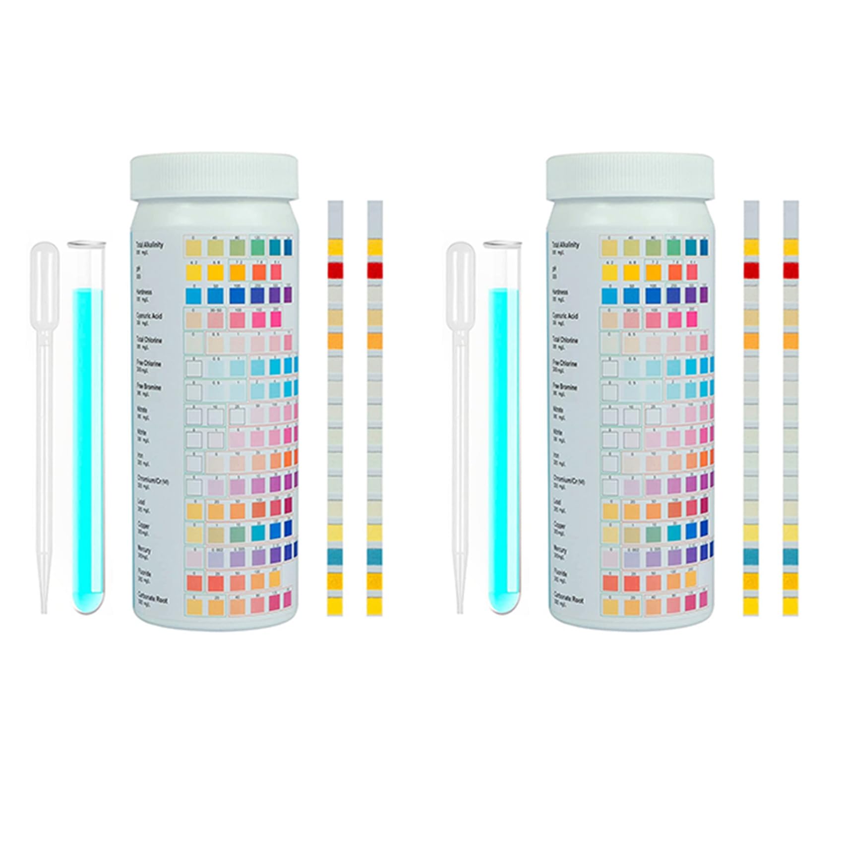 Tassteen 16 in 1 Premium Drinking Water Kit,for Drink Water,200 Strips Accurate Water Strips Water,for Hardness PH Lead