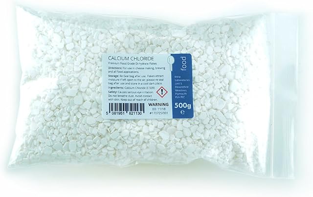 Calcium Chloride - 500g (Dihydrate Flakes)