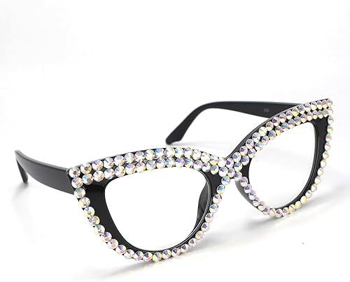 Miniatura 4 de Gafas de lectura de ojo de gato con diamantes de imitación para mujer, gafas de lectura de gran tamaño para