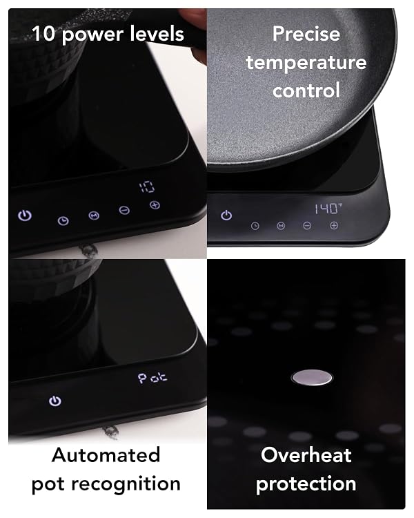 AirHood Ultra-Slim Induction Cooktop, Portable Countertop Hot Plate Burner by airhood - Image 6