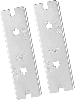 Chainsaw Raker Gauge, Stainless Steel 3/8in Chain Saw Raker Depth Gauge Tool Compatible with Oregon Archer 5056981-01N 73LP 73VL (H42)