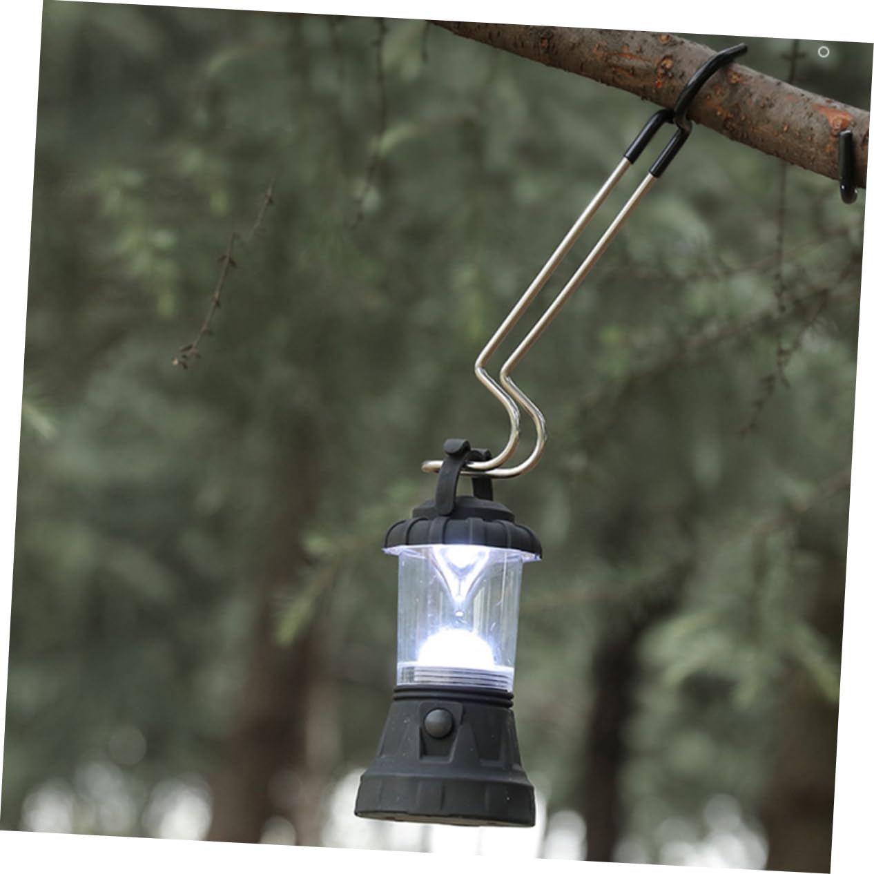 INOOMP 3Pcs Gancio Luce Ganci in Acciaio Inox Ganci Luce Esterna Ganci Esterni per Appendere Appendiabiti Campeggio Appendiabiti Campeggio Luci Campeggio per Tenda Lampada