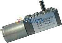 Vista 2 de bemonoc High Torque DC 6 V Baja velocidad 1 rpm reductor de Geared Motor con Worm Gear Box para piezas de robot