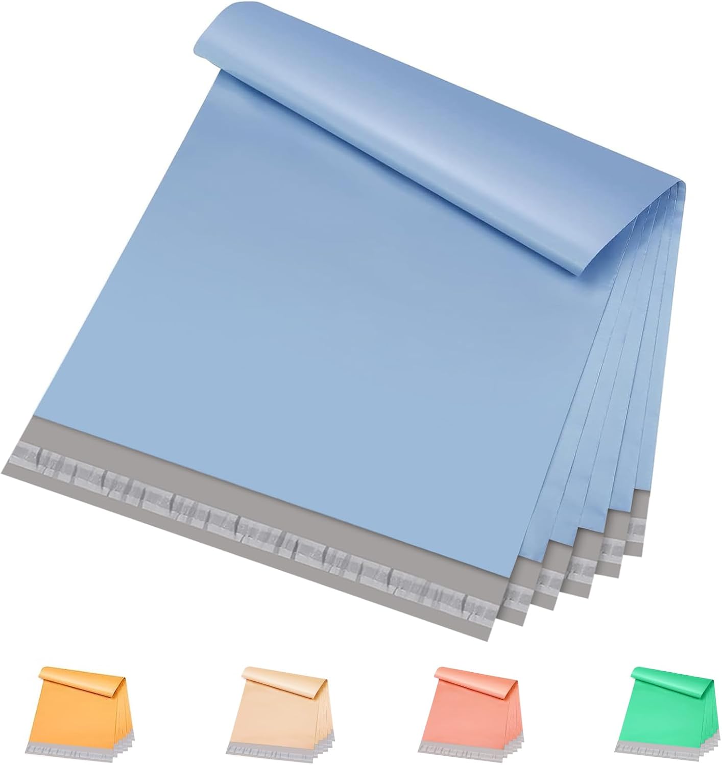 Metronic Poly Mailers 10×13 100 Pcs | Medium Size Shipping Bags for Clothing | Large Poly Mailer Bags, Shipping Envelopes, Mailing Bags for Small Business,Waterproof and Tear-Proof Poly Bags Blue