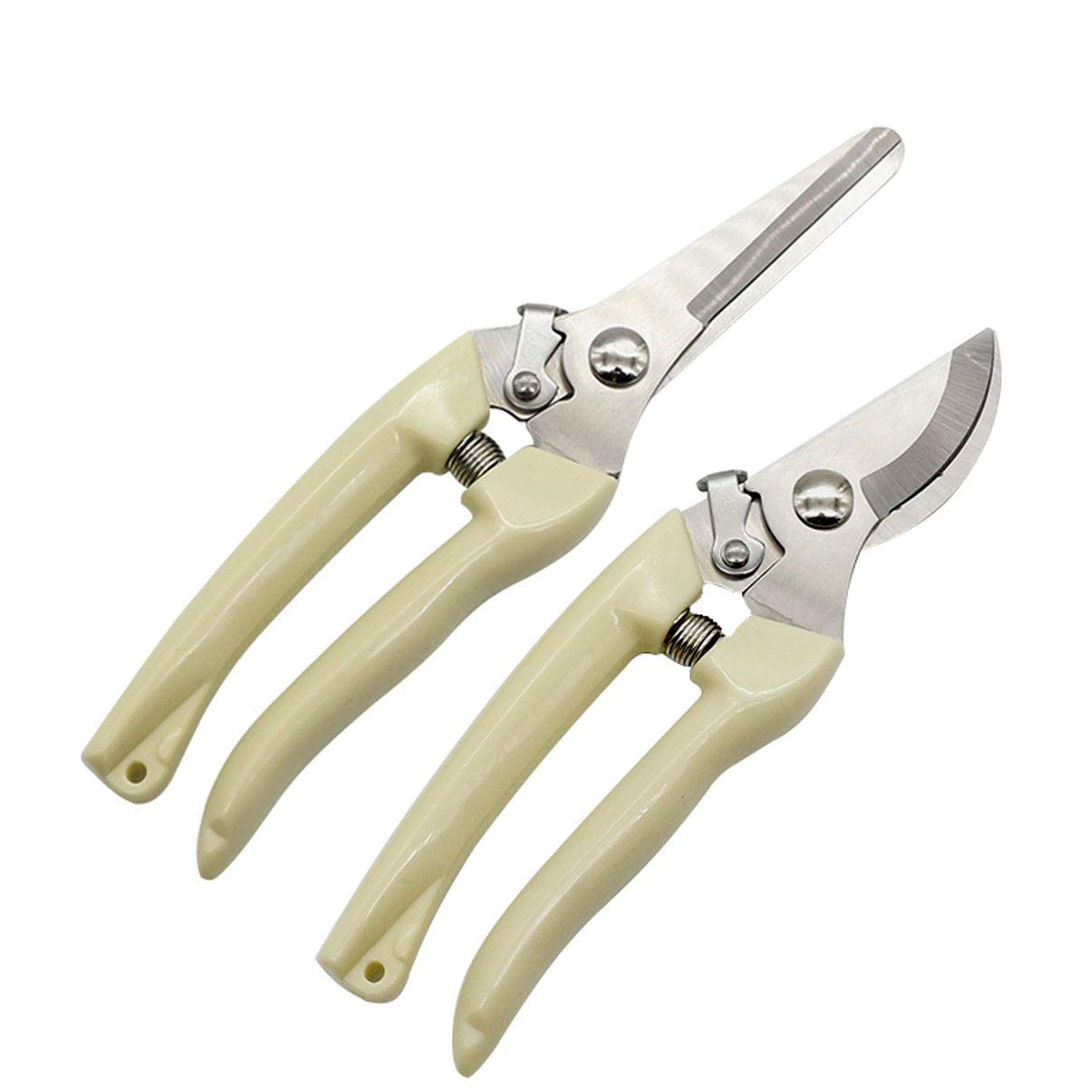 MRKU Sécateur pour Jardinage Sécateur de Jardin, Ciseaux sécateurs à dérivation, sécateurs à Main, tondeuses Ultra légères pour Couper Les Fleurs, Tailler Les Plantes, cueillir Les Fruits